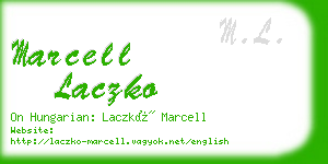 marcell laczko business card